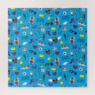 Rock Emo Musik Teen Muster Puzzle