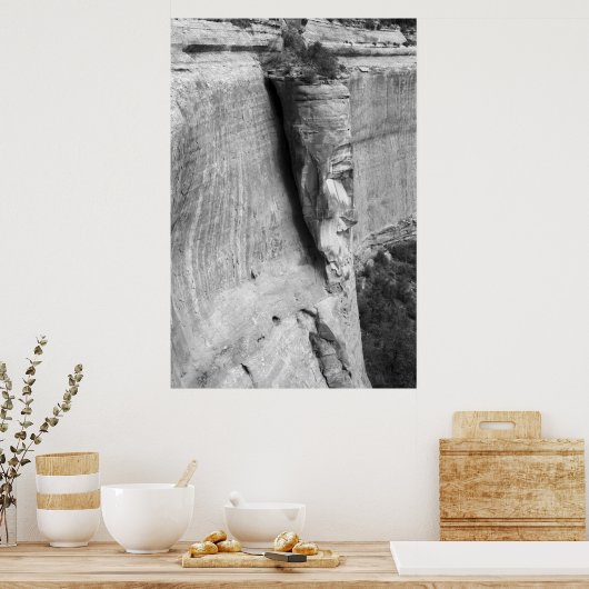 Rock Face Poster (Küche)
