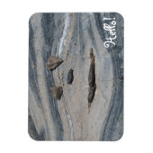 Rock Face sagt Hallo! Magnet (Vertikal)
