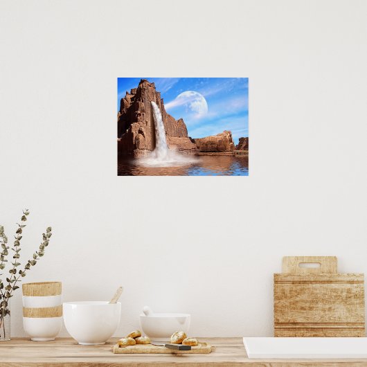 Rock Falls Poster (Küche)