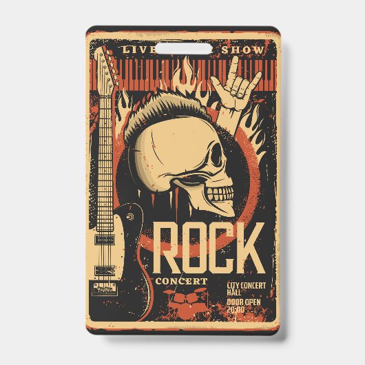 Rock fest ausweis (Vorderseite)