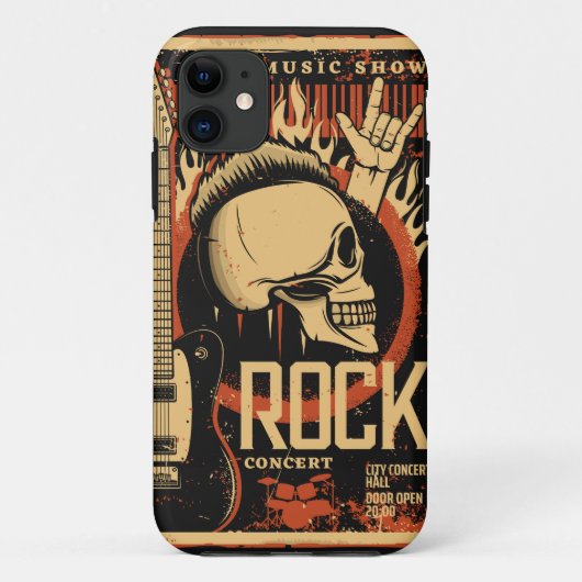 Rock fest Case-Mate iPhone hülle (Rückseite)