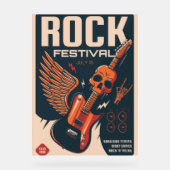 Rock Festival Acrylschild (Vorderseite)