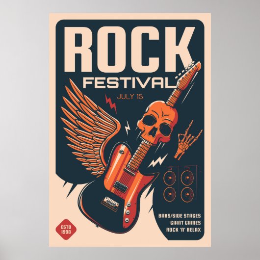 Rock Festival Poster (Vorne)