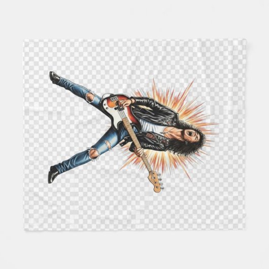 Rock fleece blanket (Vorderseite (Horizontal))