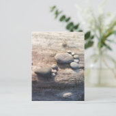Rock Footprints Postkarte (Stehend Vorderseite)