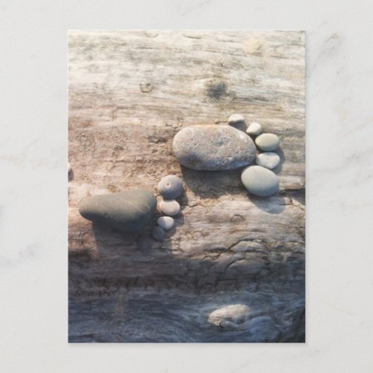 Rock Footprints Postkarte (Vorderseite)