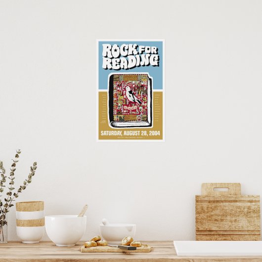Rock for Reading Poster (Küche)