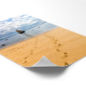 Rock formations in Algarve Poster (Ecke)