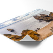 Rock formations in Algarve Poster (Ecke)