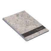 Rock Foto Geologie Textur beliebiger Texte Notizblock (Rechte Seite)