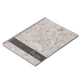 Rock Foto Geologie Textur beliebiger Texte Notizblock (Linke Seite)