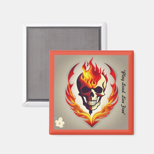 "Rock Fusion Festival" Magnet (Vorderseite/Rückseite)