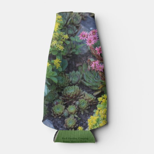 Rock Garden Hens on Chicks Flaschenkühler (Vorderseite)