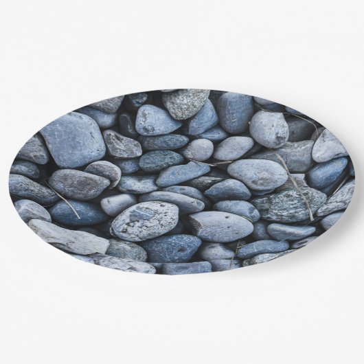 Rock Garden Pappteller (Schrägansicht)