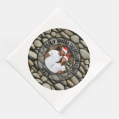 Rock Garden "Rocking around the Christmas Tree" Serviette (Ecke)