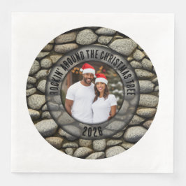 Rock Garden "Rocking around the Christmas Tree" Serviette
