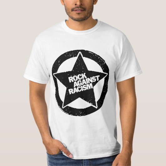 Rock gegen den T - Shirt des Rassismus (Vorderseite)