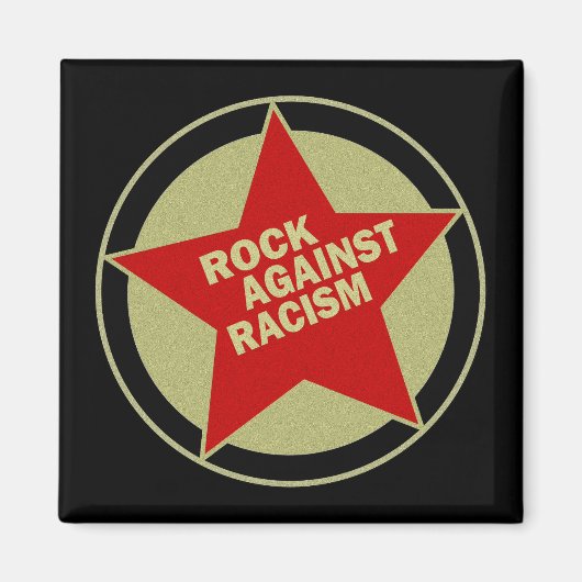 Rock gegen Rassismus Magnet (Vorne)
