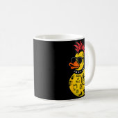 Rock Gelber Gummi-Enten-Männer Frauen Kinder Lusti Kaffeetasse (VorderseiteRechts)