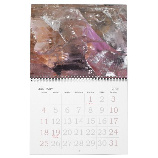 Rock & Gem Collection Kalender (Jan 2026)