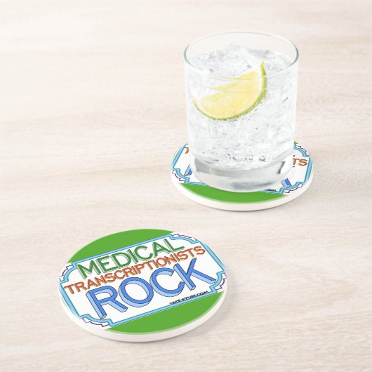 Rock Getränkeuntersetzer (Seite)