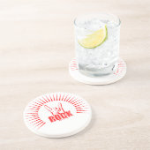 Rock Getränkeuntersetzer (Seite)