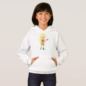 Rock Girl, Blonde Hair, Gitarrenspieler, Band, Mus Hoodie (Vorne ganz)
