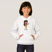Rock Girl, Latina Girl, Gitarrenspieler, Band, Mus Hoodie (Vorne ganz)