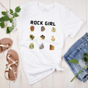 Rock Girl Lustig Vintage Rock & Kristall T-Shirt