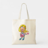 Rock Girl Tote Bag Tragetasche (Rückseite)