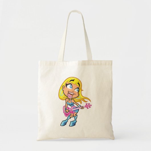 Rock Girl Tote Bag Tragetasche (Vorne)