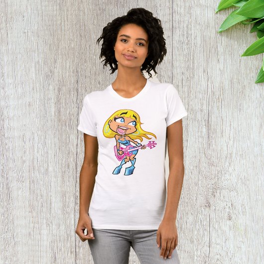 Rock Girl Womens T - Shirt