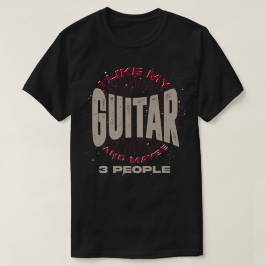 Rock Gitarrist Music Gitarrist Musiker Funny T-Shirt (Design vorne)