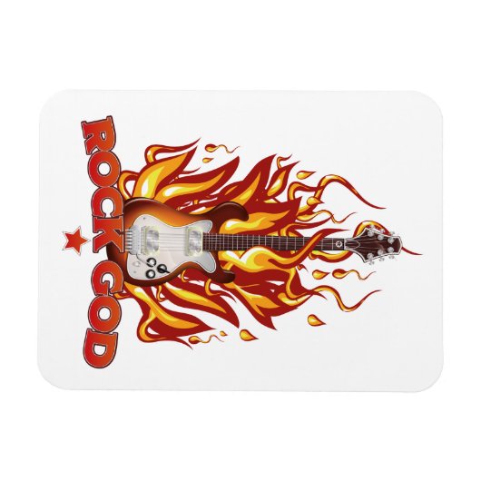 Rock God Magnet (Horizontal)