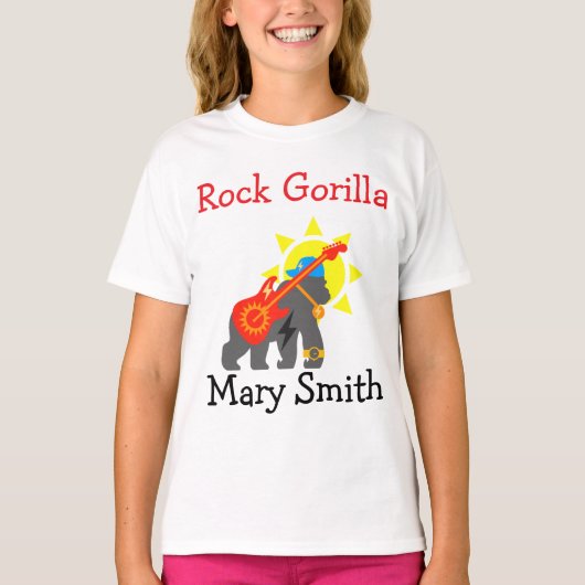 Rock Gorilla T-Shirt (Vorderseite)