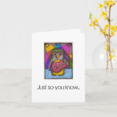 Rock Greeting Card Karte (Gelbe Blume)