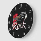 Rock Große Wanduhr (Winkel)