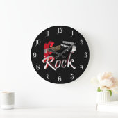 Rock Große Wanduhr (Zuhause)