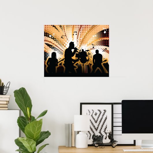 Rock Group Poster (Heimbüro)