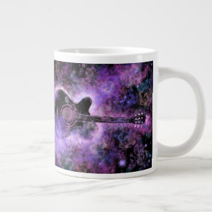 Rock Guitar Mug Purple Jumbo-Tasse