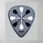 Rock Guitar Music Art for wall Poster (Vorne)