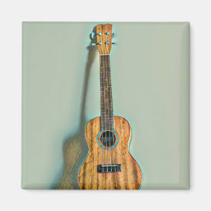 Rock guitar player magnet