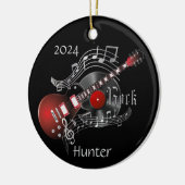 Rock Guitar 🎸- Red Keramik Ornament (Links)