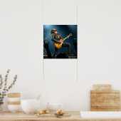 Rock Guitar Solo Poster (Küche)