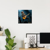 Rock Guitar Solo Poster (Heimbüro)