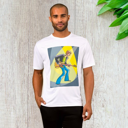Rock Guitarist 70s Style Musician T-Shirt