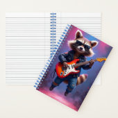 Rock Guitarist, Raccoon, Autorin Natasha Us Notizblock (Innen)