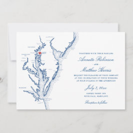 Rock Hall MD All-in-One QR Code UAWG Wedding Einladung