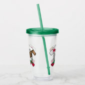 Rock Hammer und California Flag-Logo des Geologen Acryltrinkbecher (Links)